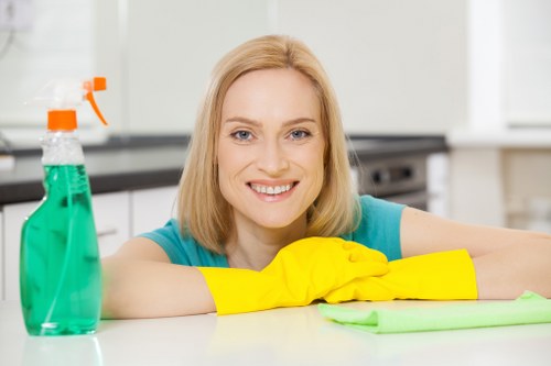 Carpet cleaner using protective measures during treatment